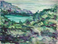 119 Landscape Dec 2005 WC on paper 15X11”