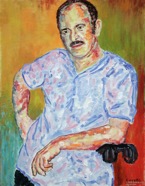 12 Tio-Jorge Mar 2004 oil on canvas 16X20”