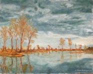18 Storm Apr 2004 oil on canvas 16X12”