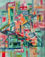 19 Construction Apr 2005 WC on paper 11X15”