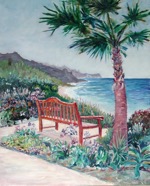 24 Bench Jun 2004 oil on canvas 20X16”