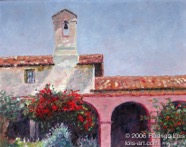 26 Misión Jun 2004 oil on canvas 14X11”