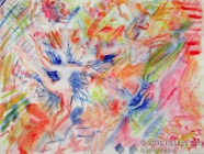 36 Dancer Aug 2004 WC on paper 15X11”