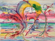 63 Untitled Dec 2004 WC on paper 15X11”