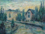65 House Dec 2004 oil on canvas 16X12”