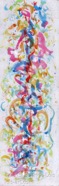 12 Calligraphy Aug 2015 acrylic on canvas 15x48