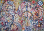 1 Energy & jewels Apr 2014 acrylic on canvas 60x84