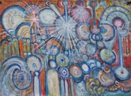 4 To the light Oct 2014 acrylic on canvas 36x48