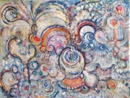 1 Energy patterns Mar 2013 acrylic on canvas 36x48