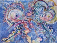 4 Marine world Mar 2012 acrylic on canvas 36x48