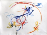 7 Flight Jul 2012 acrylic on canvas 36x48