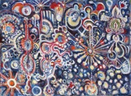12 Healing through fire Sep 2012 acrylic on canvas 35x48