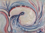 4 The plunge Feb 2011 acrylic on canvas 36x48