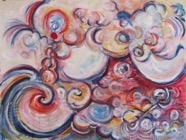 6 Volcano Jun 2011 acrylic on canvas 36x48