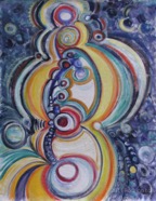 16 Madonna & child Nov 2011 acrylic on canvas 36x48