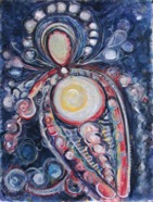 17 Angel Dec 2011 acrylic on canvas 36x48