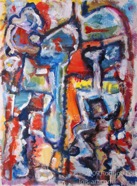 1 Untitled Jan 2010 acrylic on paper 22X30”