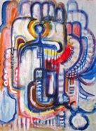 8 Mystic Feb 2010 acrylic on paper 22X30”