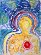 14 Love Mar 2010 acrylic on paper 22X30”