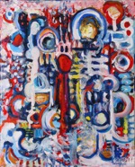 22 La Busqueda May 2010 acrylic on canvas 16X20
