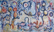 23 Energy and love Jun 2010 acrylic on canvas 36X60