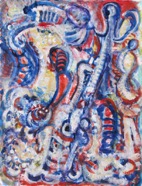 25 Hide and seek Aug 2010 acrylic on canvas 22X30