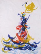 30 Sailor Sep 2010 acrylic on canvas 22X30