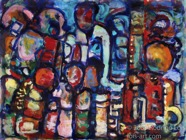 1 Gathering Jan 2009 acrylic on paper 22X30”