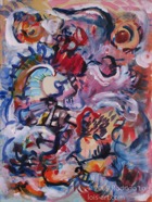 6 Untitled Jan 2009 acrylic on paper 22X30”