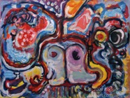 11 Untitled Feb 2009 acrylic on paper 22X30”