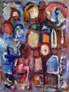 18 Untitled Apr 2009 acrylic on paper 22X30”