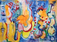 24 Carnival Apr 2009 acrylic on paper 22X30”