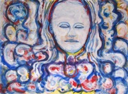 34 Meditation Nov 2009 acrylic on paper 22X30”